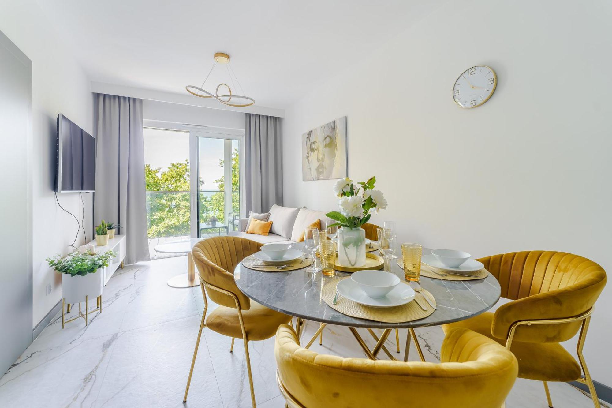 Zlota Perla Z Widokiem Na Morze By Perlowa Przystan Rent Apartment *