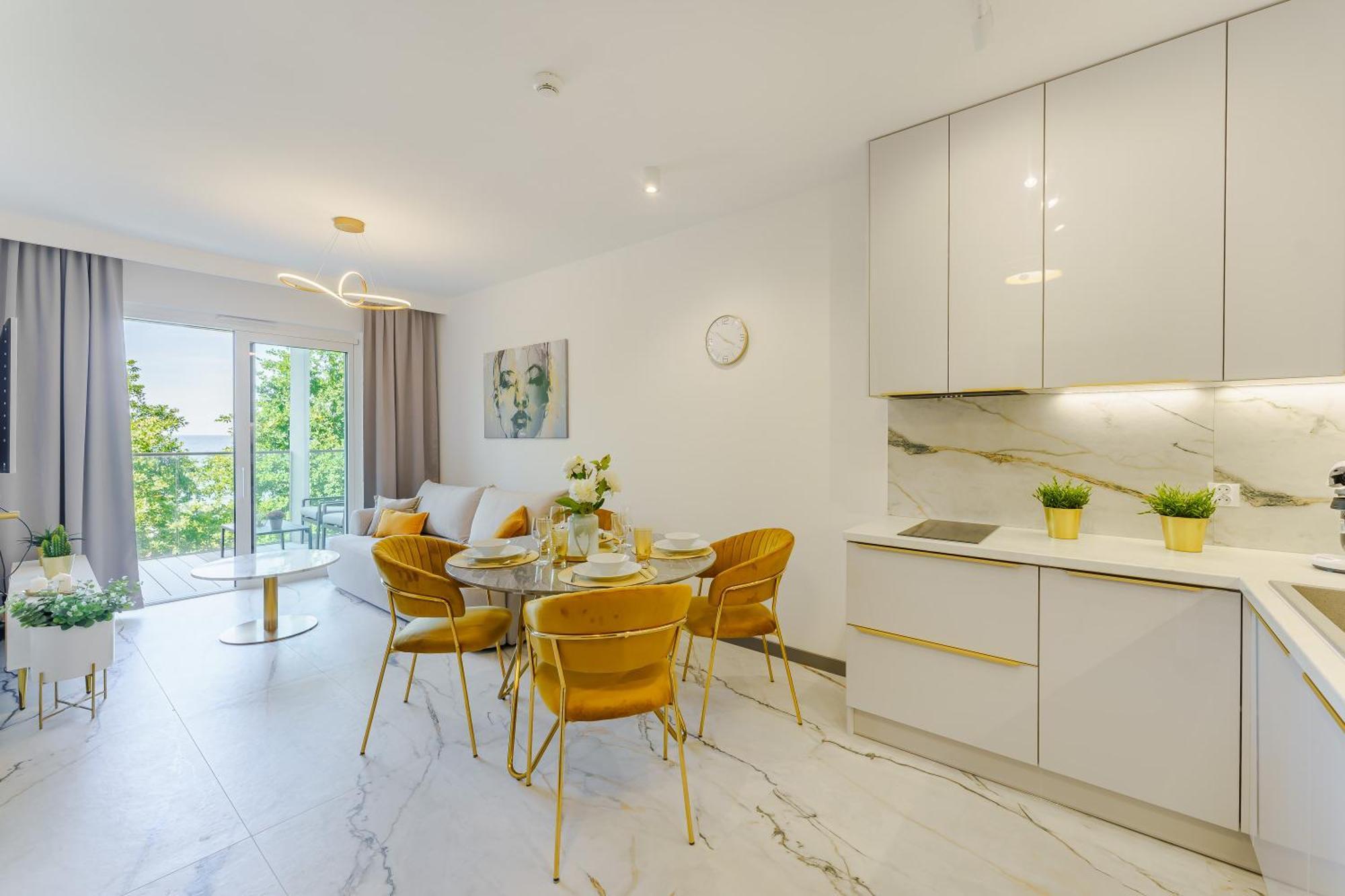 Zlota Perla Z Widokiem Na Morze By Perlowa Przystan Rent Apartment Sianozety