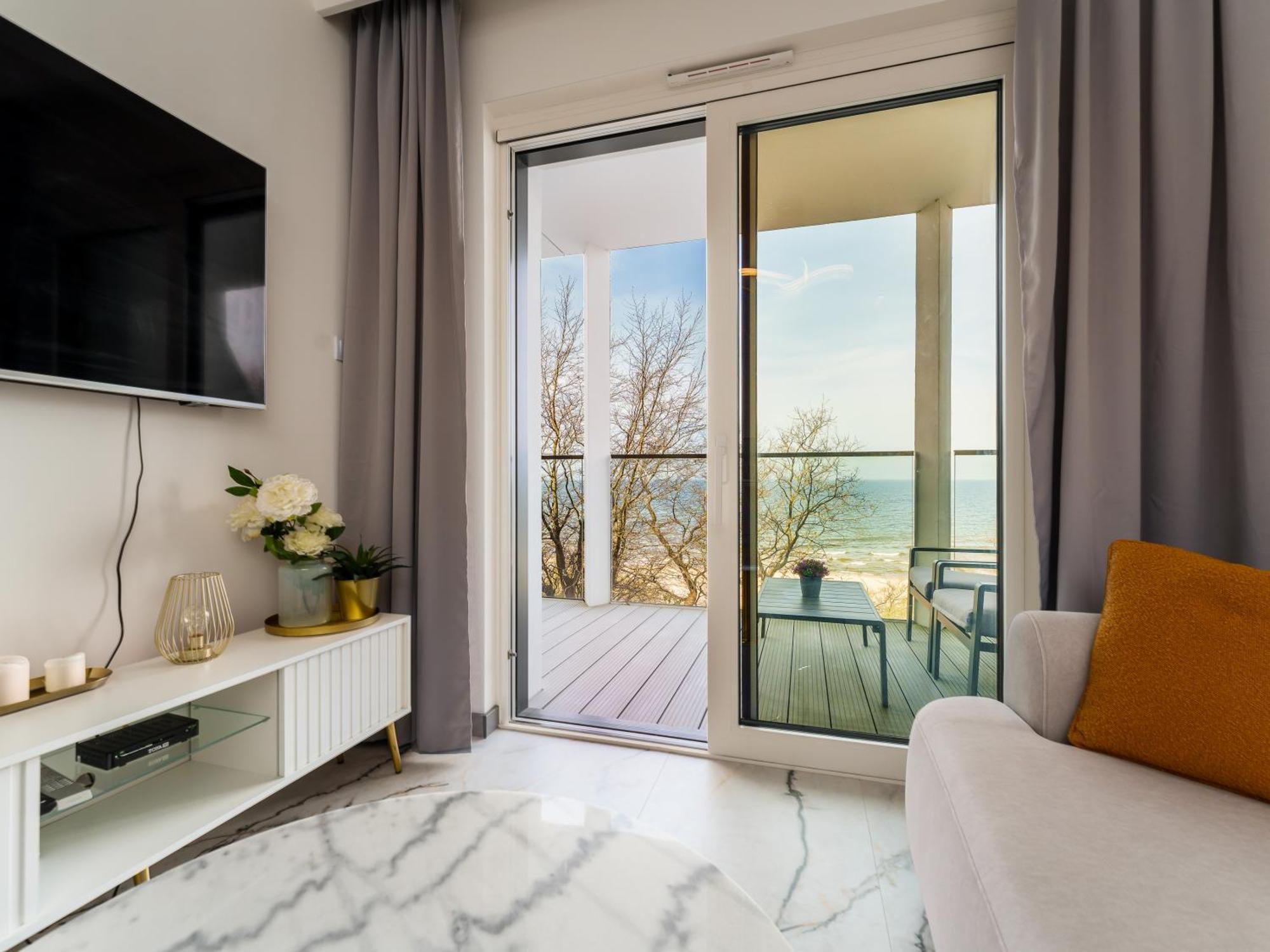Zlota Perla Z Widokiem Na Morze By Perlowa Przystan Rent Apartment Sianozety